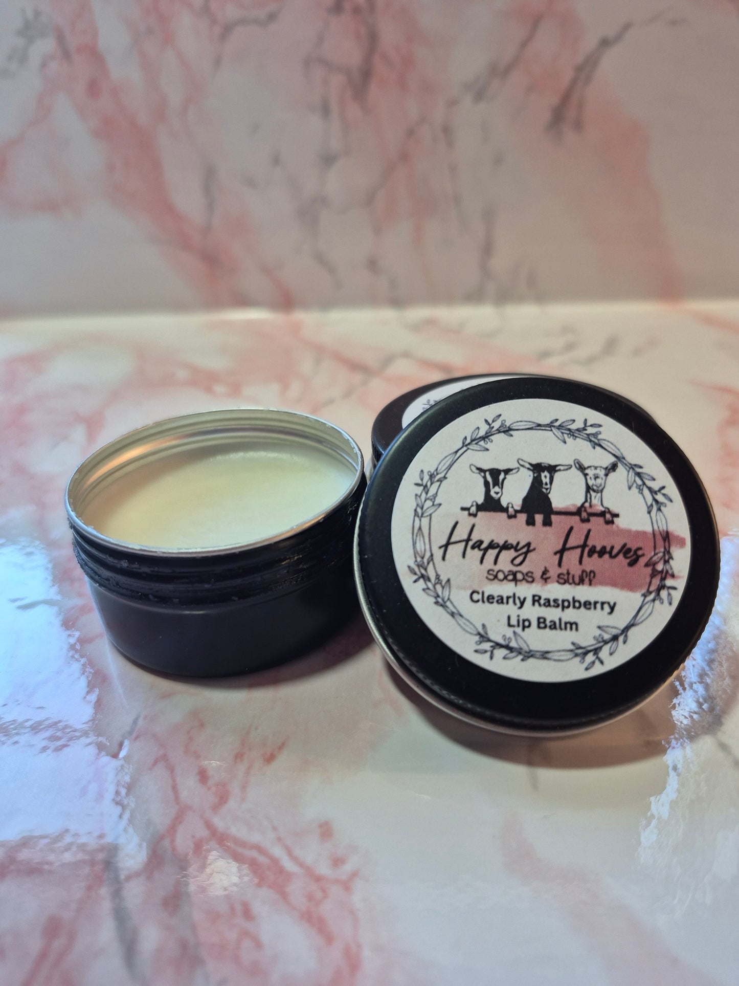 Clearly Raspberry Lip Balm